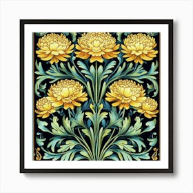 Chrysanthemums Art Art Print