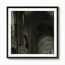 Interior Of A Church Art Print