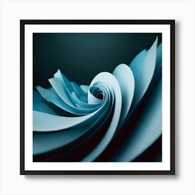 Spiral Paper - Paper Stock Videos & Royalty-Free Footage Art Print