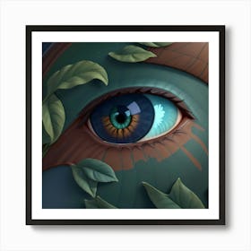 Eye Of The Forest Art Print