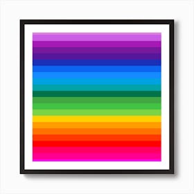 Rainbow Color Palette Art Print