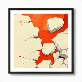 Cracks In The Wall Art Print