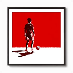 Soccer Player Art Print