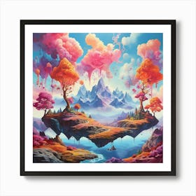 'Fantasy Island' Art Print