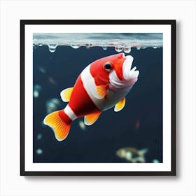 Clown Fish Art Print