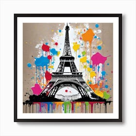 Paris Eiffel Tower 18 Art Print