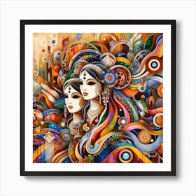 Krishna Art Print