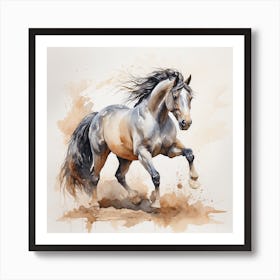 Horse Galloping 14 Art Print