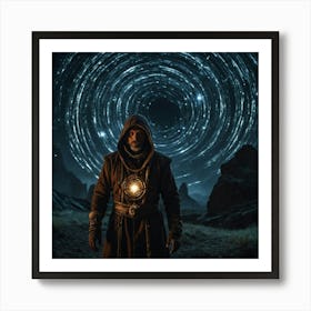 Man In A Robe Art Print