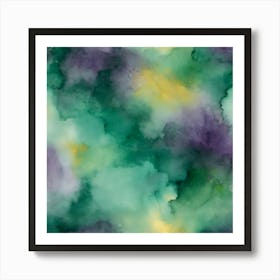 Abstract Watercolor Painting 12 Art Print