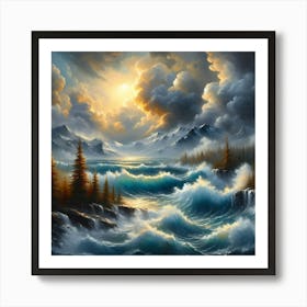 Tempestuous Beauty 26 1 Art Print