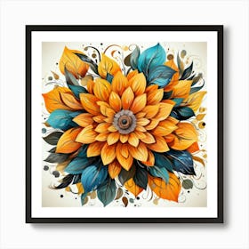 Sunflower 17 Art Print