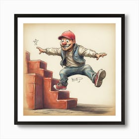 Mario Bros 10 Art Print