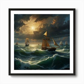 Stormy Sea Art Print