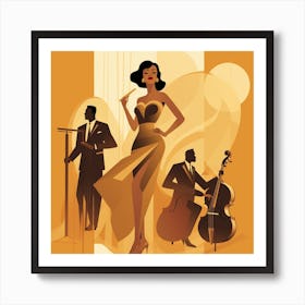 Jazz Music 5 Art Print