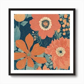 Adorable flowers Art Print