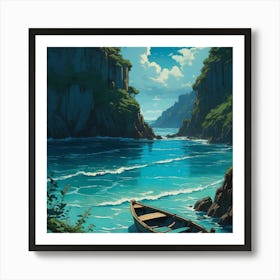 Boat In The Water Art Print