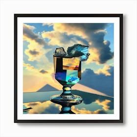 Copa cristal cielo 6 Art Print