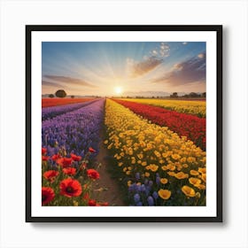 Field Of Poppies Art Print