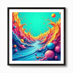 Abstract Painting 30 Art Print