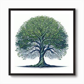 Majestic Tree Art Print