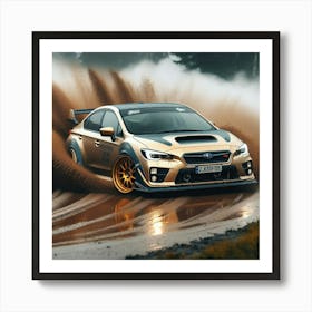 Subaru Wrx Art Print