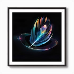 Feather Feather Feather 2 Art Print