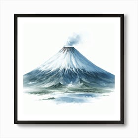 Japanese volcano Fuji 1 Art Print