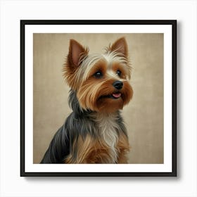 A yorkie female 1 Art Print