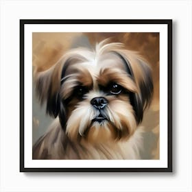 Shih Tzu Dog Art Print