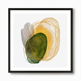 Green Apple Art Print