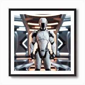 Futuristic Space Suit 17 Art Print