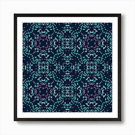 Beautiful knitted embroidery. Geometric ethnic oriental pattern traditional 2 Art Print