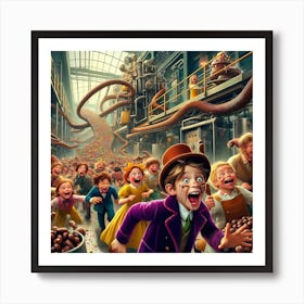 Chocolate Factory Art Print