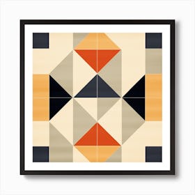 Ineffable Whimsy: Triangles Whirlpool Art Print