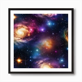 Galaxy Wallpaper 10 Art Print