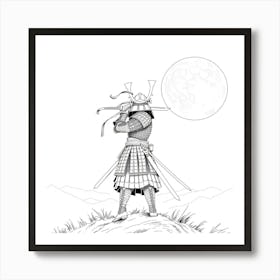 Samurai Art 47 Art Print