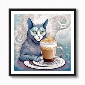 CatfeineE Art Print