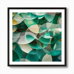 Abstract Circles 22 Art Print