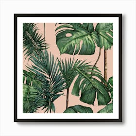 Tropical Leaves Art Print