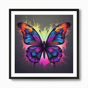 Colorful Butterfly 132 Art Print