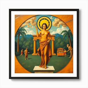 Goddess Of The Sun Art Print