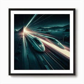 High Speed Train 16 Art Print