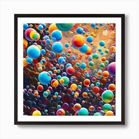 Bubbles In The Sky 1 Art Print
