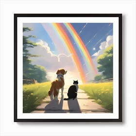 Rainbow In The Sky Art Print