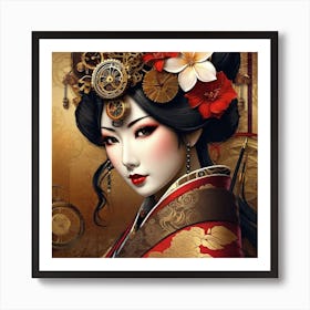 Asian Beauty 7 Art Print