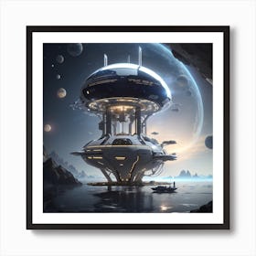 Dreamshaper V7 Create Another Idea For The Prompt A Spacefarin 0 Art Print