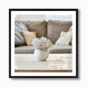 Modern Living Room Art Print