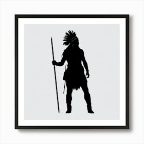 Indian Warrior Art Print