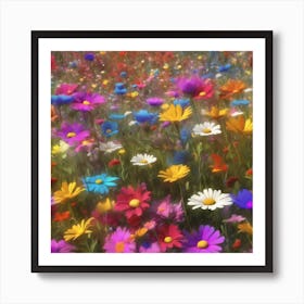 Field Of Flowers 2 Art Print